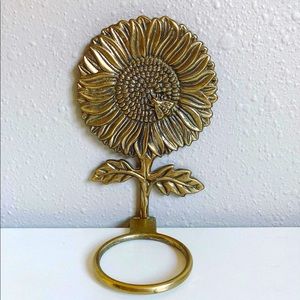Bronze Sunflower wall sconce